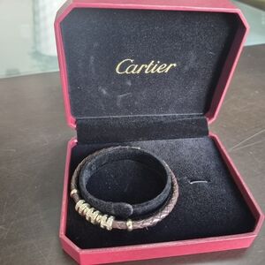 Cartier Brown and Gold Bracelet